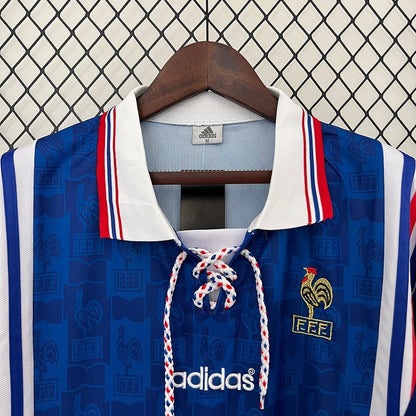 France 🇫🇷 Euro 1996 Home Jersey. - World Cup Retro Soccer Shop