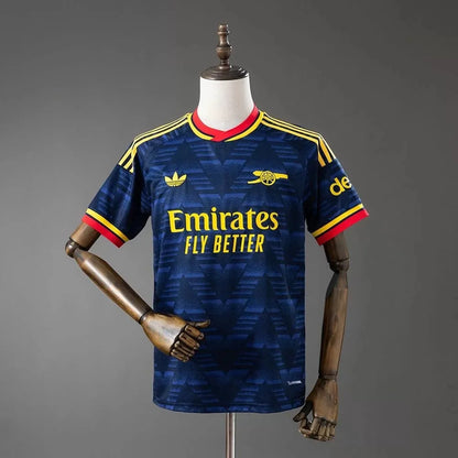 Arsenal 26/27 Away Kit. Gold Premier League patch.