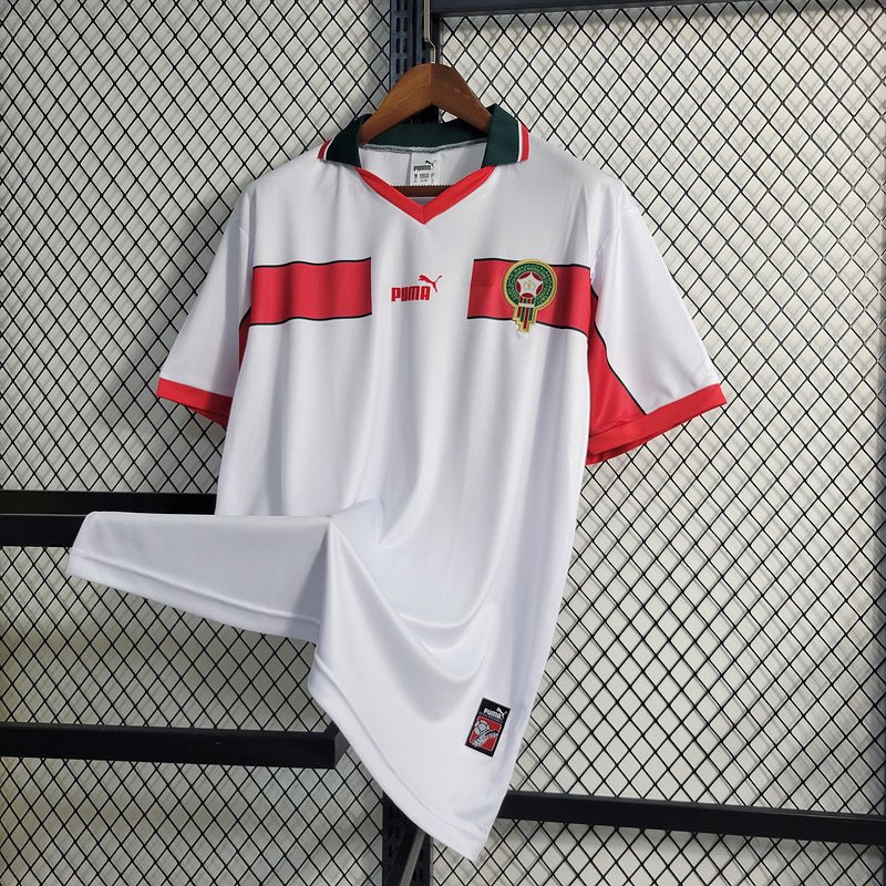 Morocco 🇲🇦 1998 World Cup Away Jersey. - World Cup Retro Soccer Shop