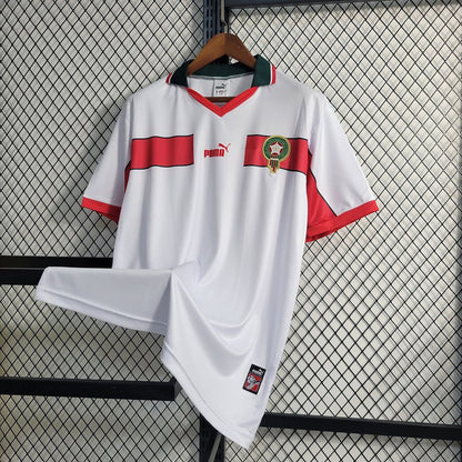 Morocco 🇲🇦 1998 World Cup Away Jersey. - World Cup Retro Soccer Shop