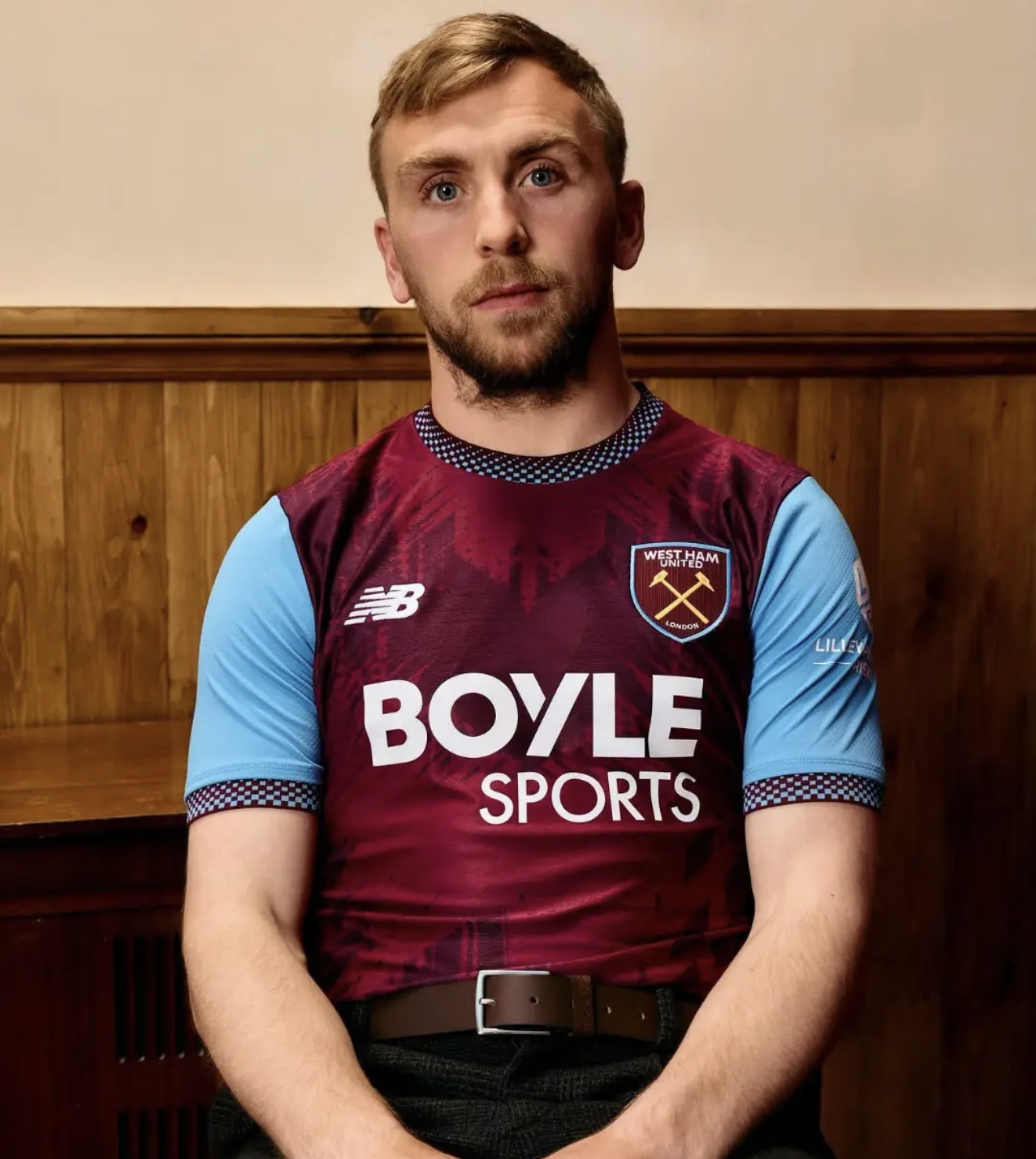West Ham FC 26/27 Home Jersey.