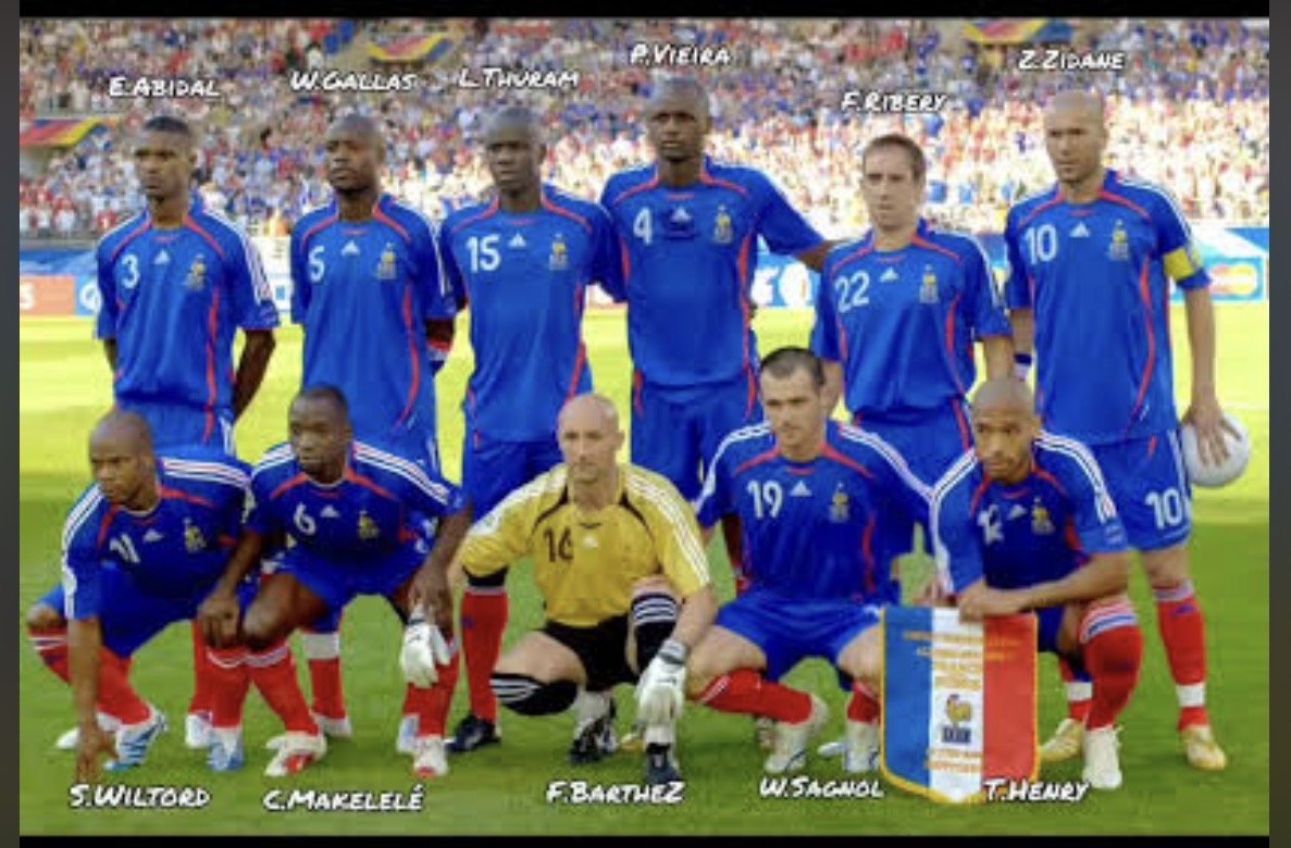 France 🇫🇷 2006 World Cup Home Jersey. - World Cup Retro Soccer Shop