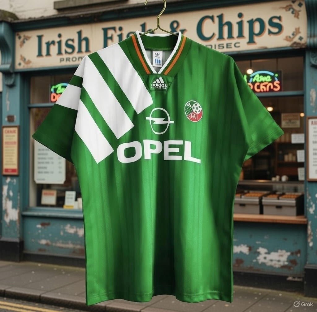 Ireland 🇮🇪 1992/94 Home Jersey. - World Cup Retro Soccer Shop