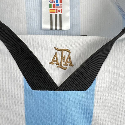 Argentina 🇦🇷 1998 World Cup Long Sleeve Home Jersey. - World Cup Retro Soccer Shop