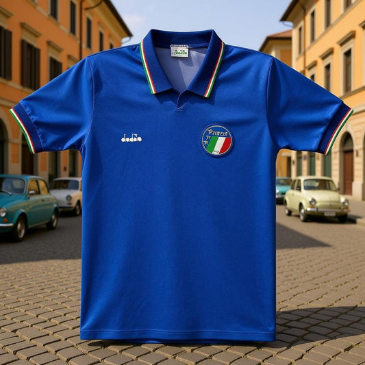 Italy 🇮🇹 1990 World Cup Home Jersey. - World Cup Retro Soccer Shop