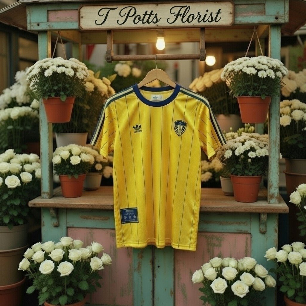 Leeds United 25/26 Adidas Icons Collection Retro Kit. - World Cup Retro Soccer Shop