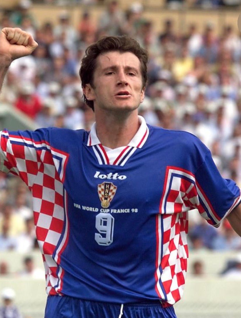 Croatia 🇭🇷 1998 World Cup Away Jersey. - World Cup Retro Soccer Shop