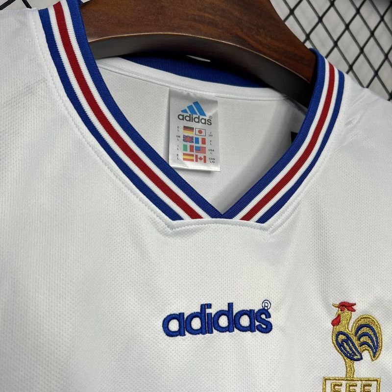 France 🇫🇷 Euro 1996 Away Jersey. - World Cup Retro Soccer Shop