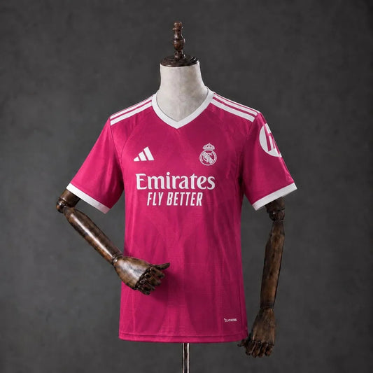 Real Madrid 26/27 third short sleeve soccer jersey by World Cup Retro Soccer Shop with team crest and stylish design.