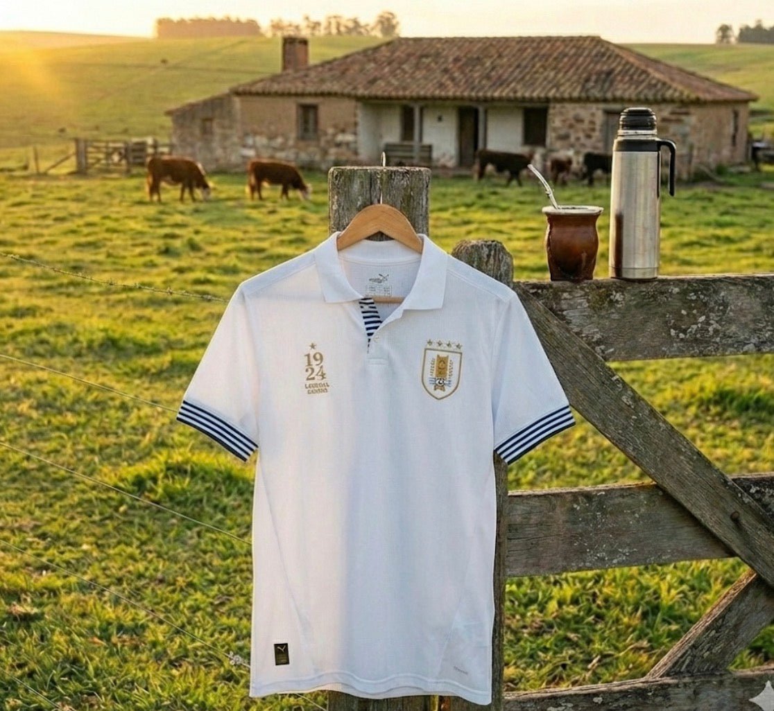 Uruguay 🇺🇾 100th Anniversary Edition Away Jersey. - World Cup Retro Soccer Shop