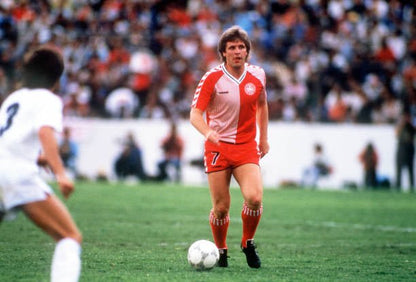 Denmark 🇩🇰 1986 World Cup Home Jersey. - World Cup Retro Soccer Shop