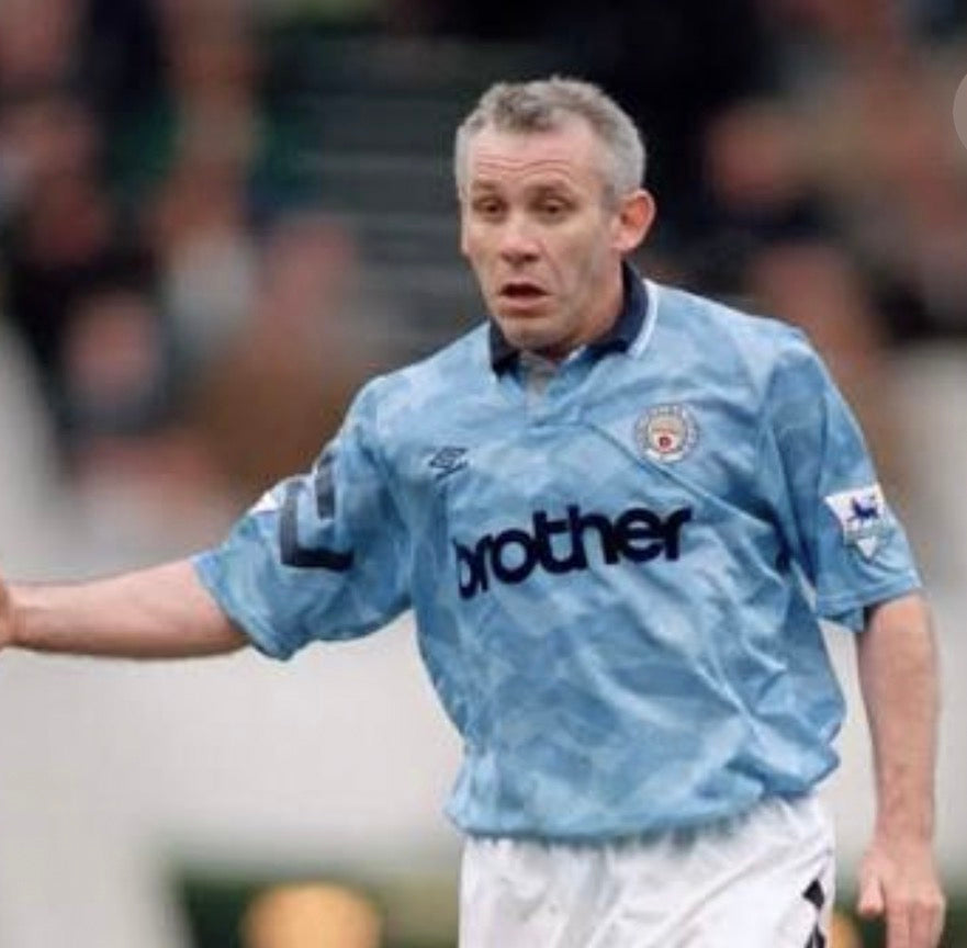 Manchester City FC 89/91 Home Retro Jersey.
