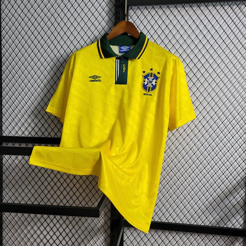 Brazil 🇧🇷 1991 Home Jersey. - World Cup Retro Soccer Shop