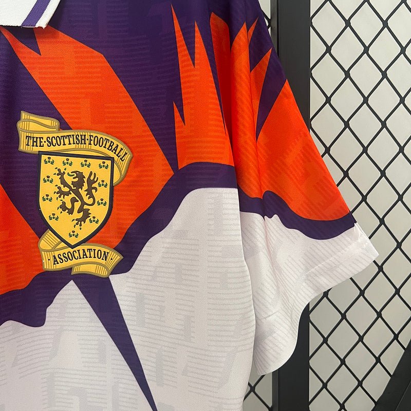 Scotland 🏴󠁧󠁢󠁳󠁣󠁴󠁿 1991 Third Jersey. - World Cup Retro Soccer Shop