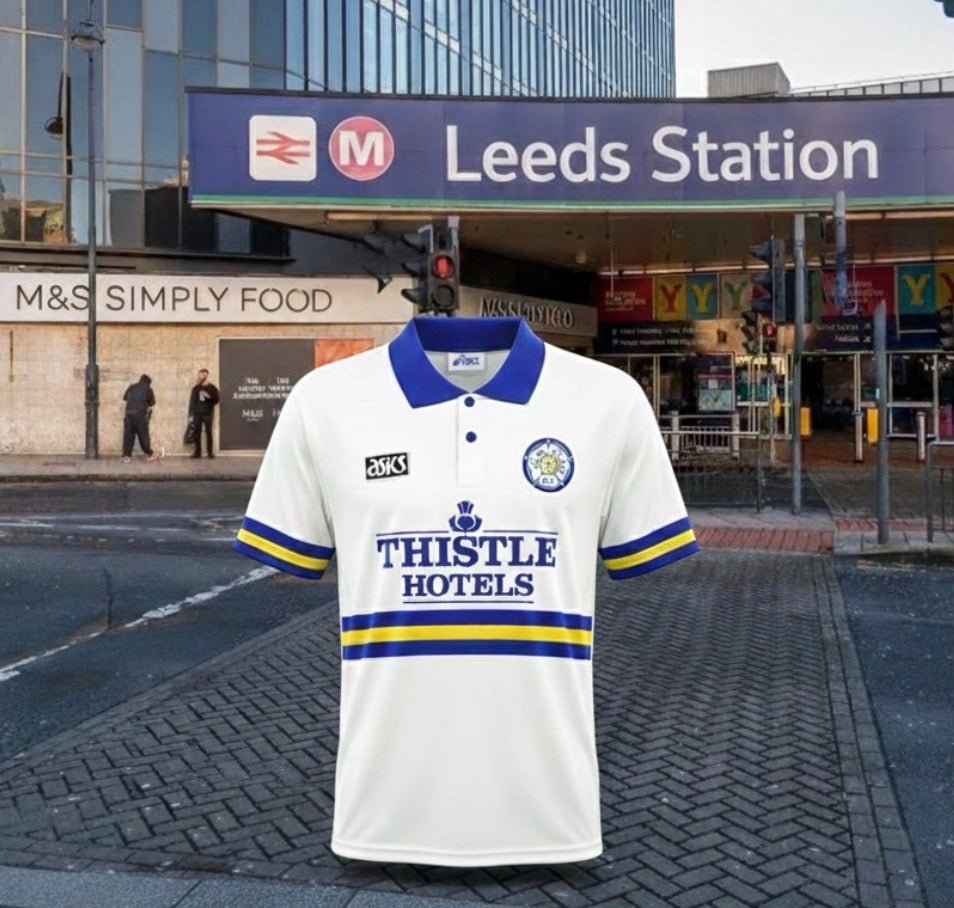 Leeds United 1993/94 Home Retro Kit. - World Cup Retro Soccer Shop