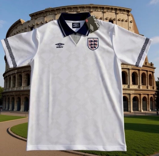 England 🏴󠁧󠁢󠁥󠁮󠁧󠁿 1990 “Italia 90” Home Jersey. - World Cup Retro Soccer Shop