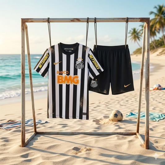FC Santos 2026 Home Kids Kit Set, Home Jersey, Shorts & Socks. (Copy)