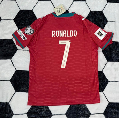 Portugal 🇵🇹 World Cup 2026 Kids Kit Set, Home Jersey Shorts & Socks.