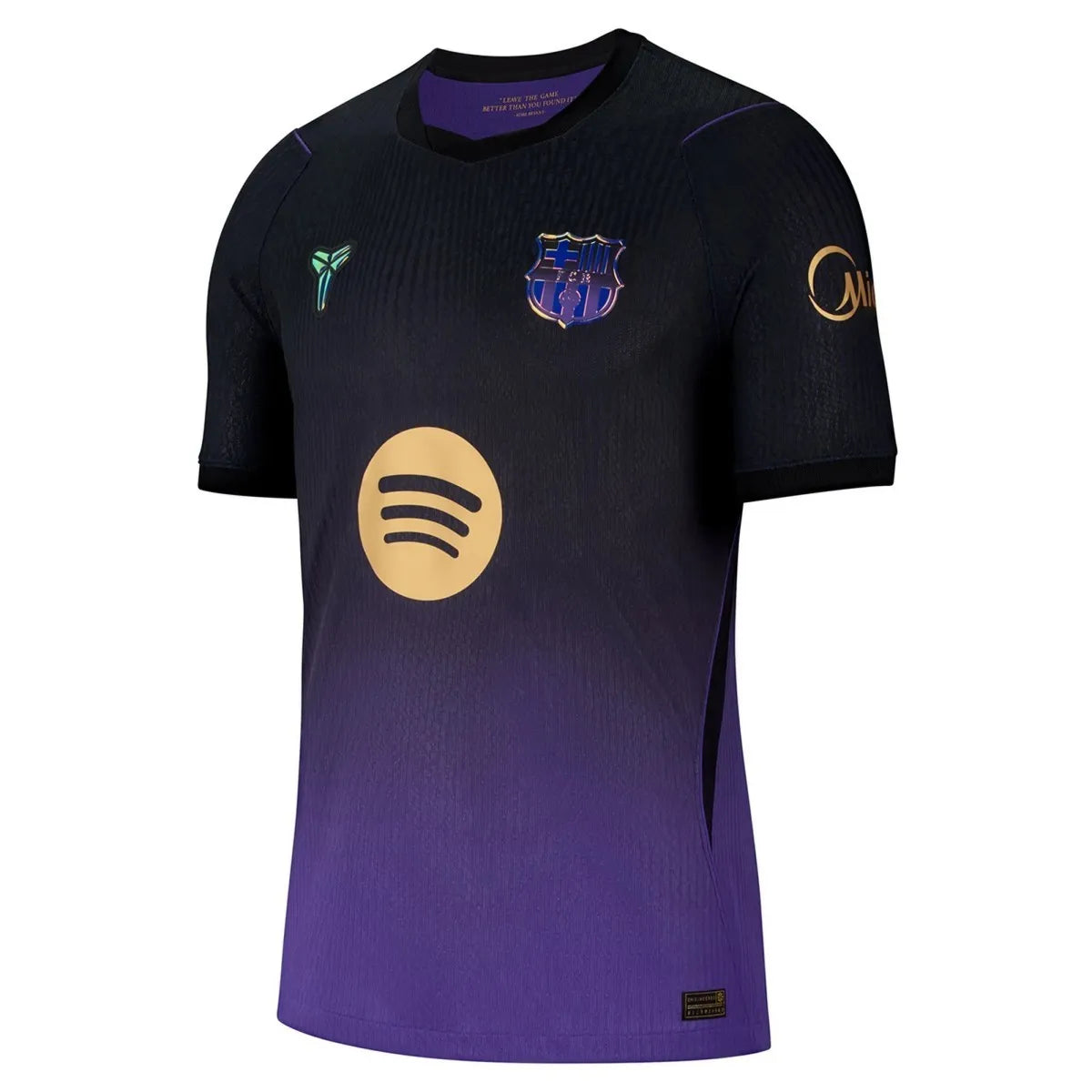 Barcelona FC 26/27 away short sleeve jersey with team crest and sponsor details, styled in away team colors.