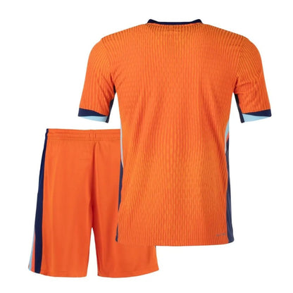 Netherlands 🇳🇱 Euro 2024 Kids Kit Set, Home Jersey Shorts & Socks. - World Cup Retro Soccer Shop