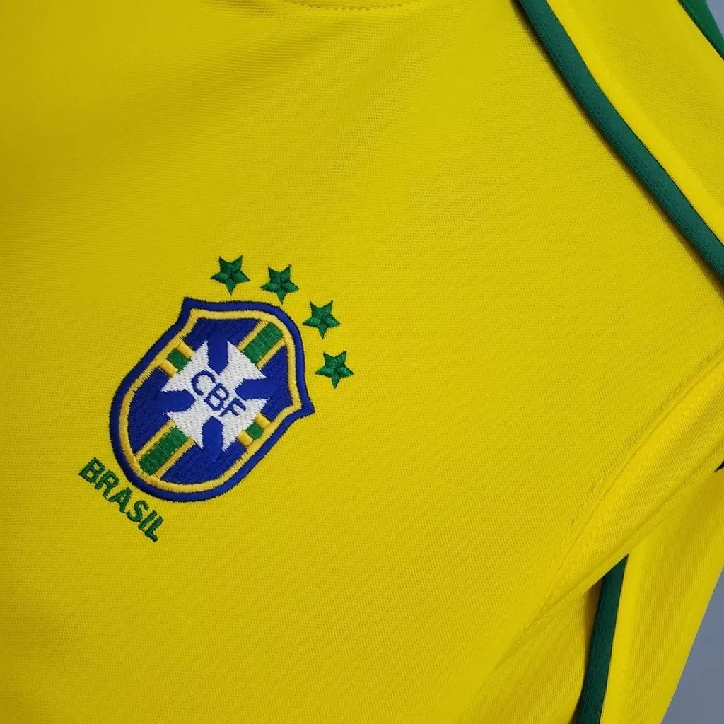 Brazil 🇧🇷 1998 World Cup Home Jersey. - World Cup Retro Soccer Shop