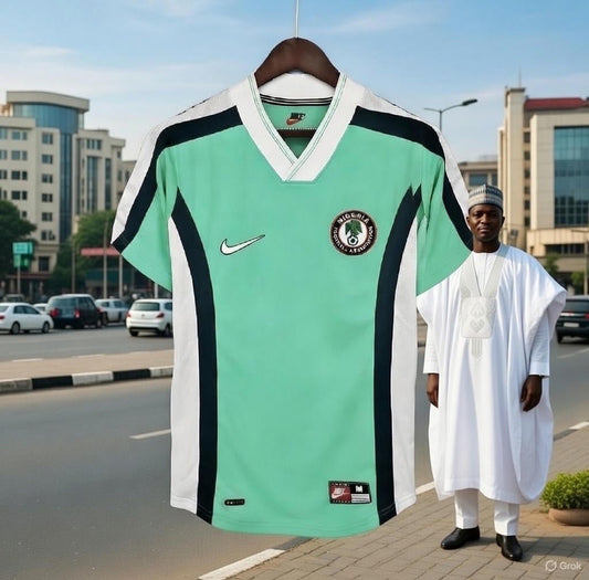 Nigeria 🇳🇬 1998 World Cup Home Jersey. - World Cup Retro Soccer Shop