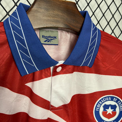 Chile 🇨🇱 1998 World Cup Long Sleeve Home Jersey.