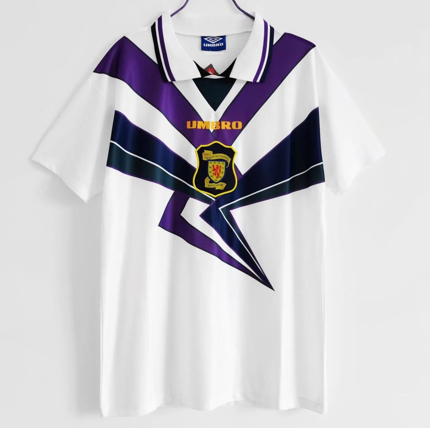 Scotland 🏴󠁧󠁢󠁳󠁣󠁴󠁿 Euro 1996 Away Jersey. - World Cup Retro Soccer Shop