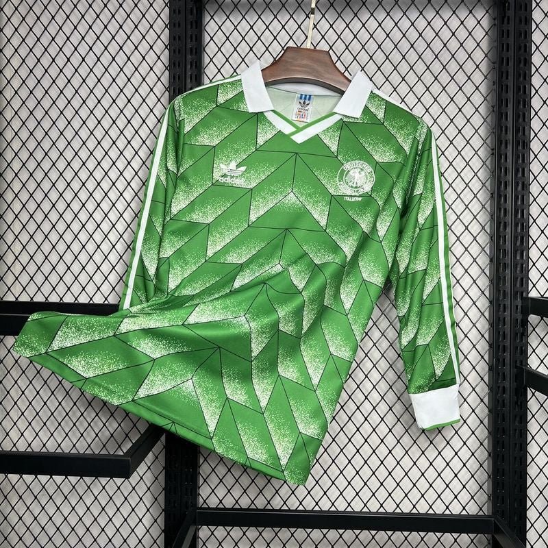 Germany (West) 🇩🇪 1988/90 Away Long Sleeve Jersey. - World Cup Retro Soccer Shop