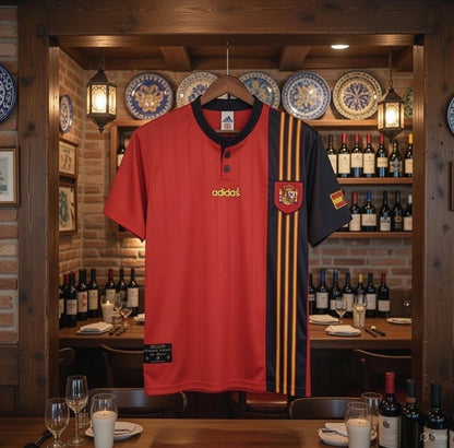 Spain 🇪🇸 Euro 1996 Home Jersey. - World Cup Retro Soccer Shop