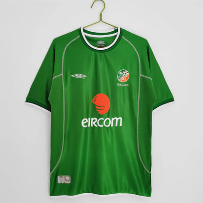 Ireland 🇮🇪 2002 World Cup Home Jersey. - World Cup Retro Soccer Shop