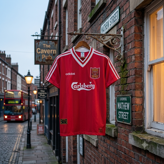 Liverpool FC 95/96 Retro Home Jersey.