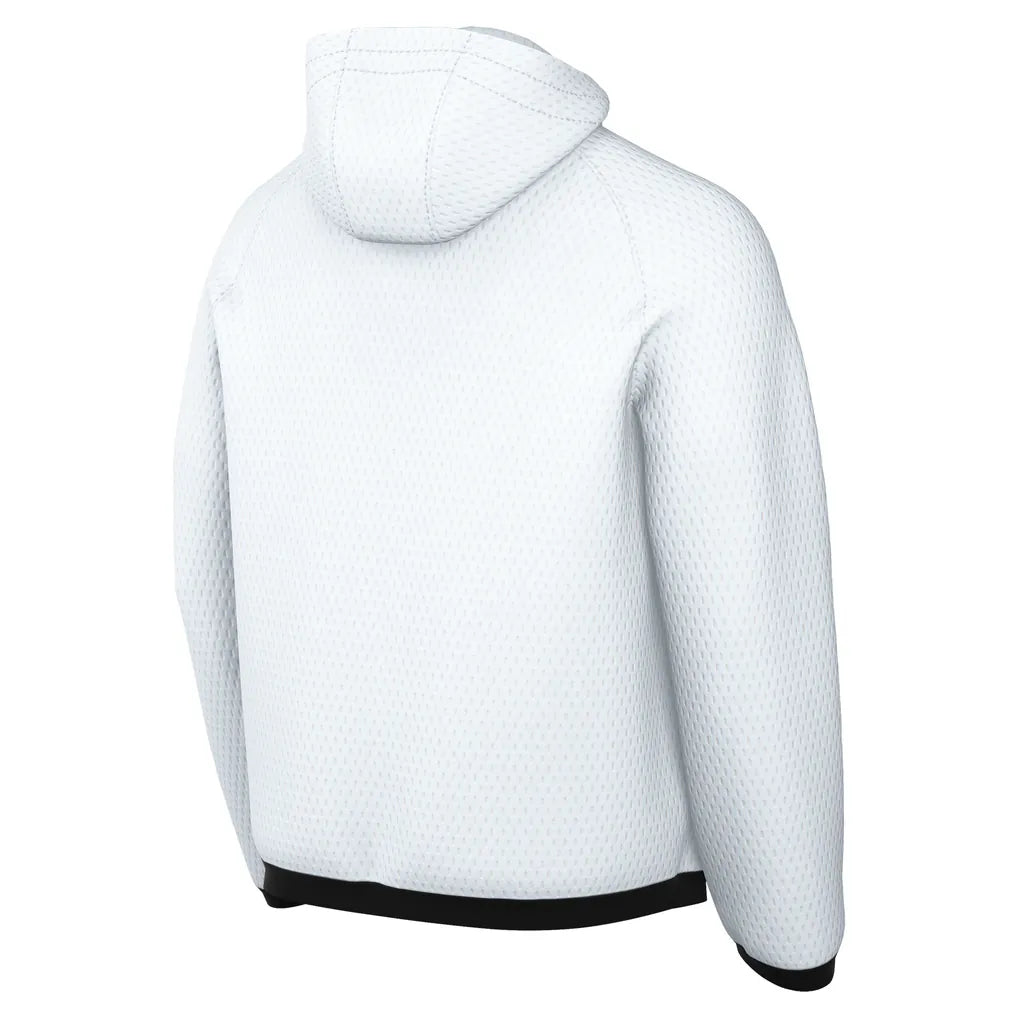 England World Cup 2026 warm-up long sleeve jacket by World Cup Retro Soccer Shop, featuring team crest and sporty design.