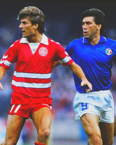 Denmark 🇩🇰 Euro 1988 Home Jersey. - World Cup Retro Soccer Shop