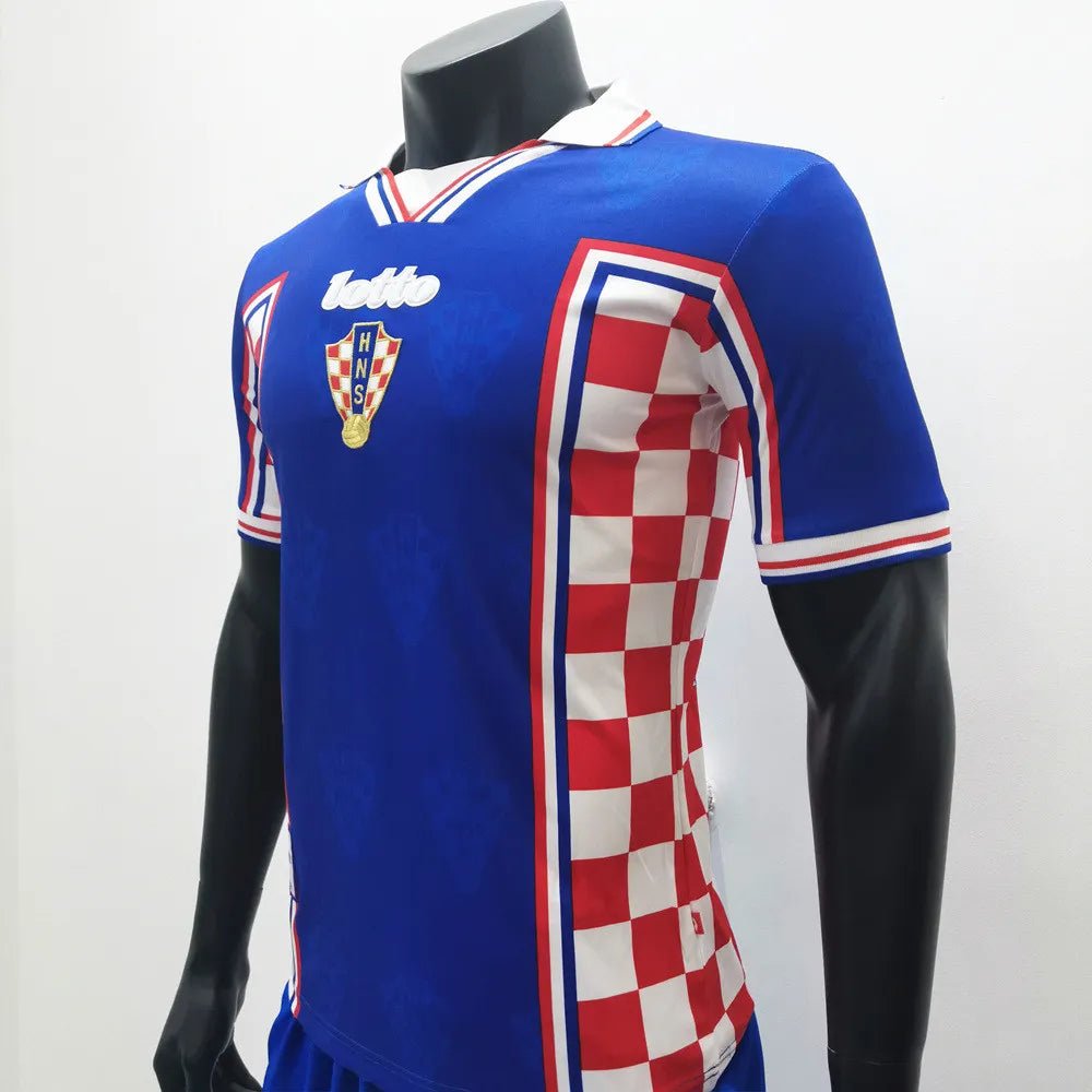Croatia 🇭🇷 1998 World Cup Away Jersey. - World Cup Retro Soccer Shop