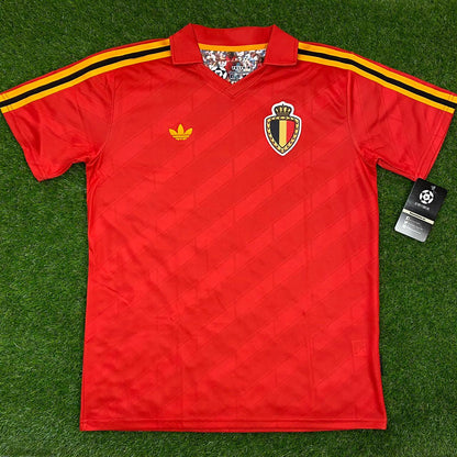 Belgium 🇧🇪 1986 World Cup Home Jersey. - World Cup Retro Soccer Shop