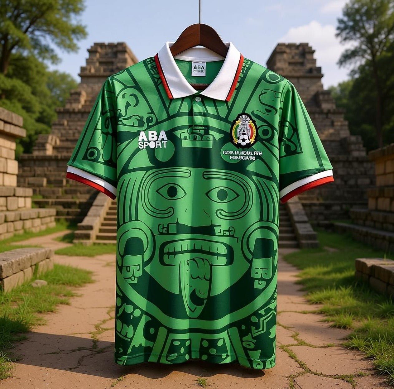 Mexico 🇲🇽 1998 World Cup Home Jersey. - World Cup Retro Soccer Shop