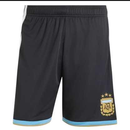 Kids short sleeve Argentina Lionel Messi farewell jersey for last game vs Benin, featuring Argentina flag and Messi name.