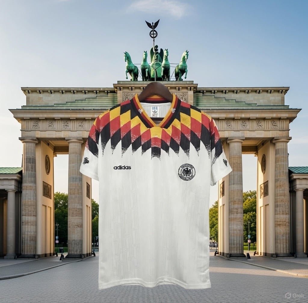 Germany 🇩🇪 1994 World Cup Home Jersey. - World Cup Retro Soccer Shop