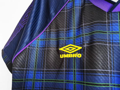 Scotland 🏴󠁧󠁢󠁳󠁣󠁴󠁿 Euro 1996 Home Jersey. - World Cup Retro Soccer Shop