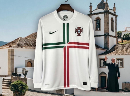 Portugal 🇵🇹 Euro 2012 Long Sleeve Away Jersey. - World Cup Retro Soccer Shop