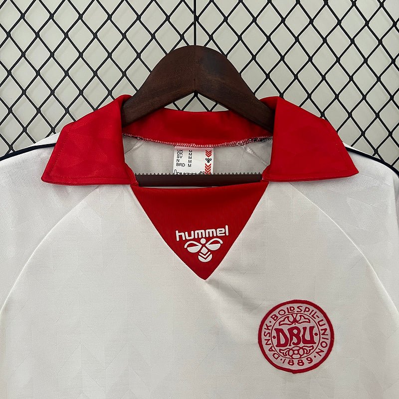 Denmark 🇩🇰 Euro 1988 Away Jersey. - World Cup Retro Soccer Shop