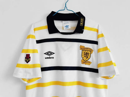 Scotland 🏴󠁧󠁢󠁳󠁣󠁴󠁿 1990 World Cup Away Jersey. - World Cup Retro Soccer Shop
