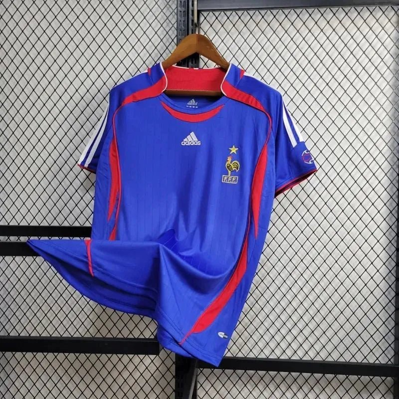 France 🇫🇷 2006 World Cup Home Jersey. - World Cup Retro Soccer Shop