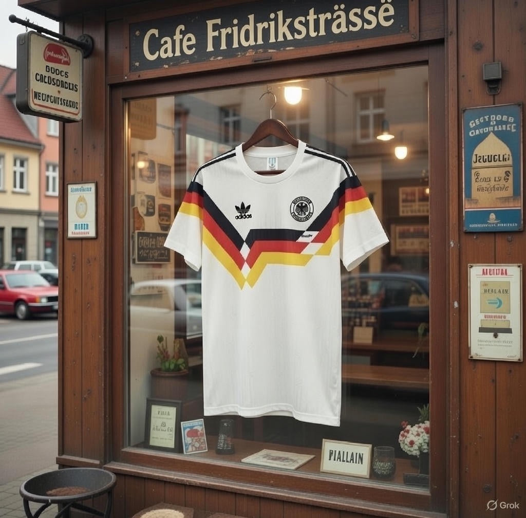 Germany (West) 🇩🇪 1990 World Champions Home Jersey.