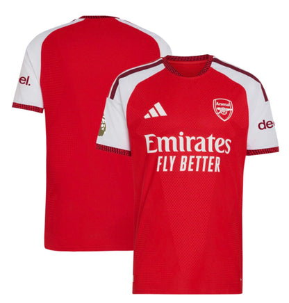 Arsenal FC 26/27 Home Kit. Gold Premier League patch.