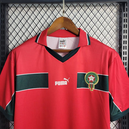 Morocco 🇲🇦 1998 World Cup Third Jersey. - World Cup Retro Soccer Shop