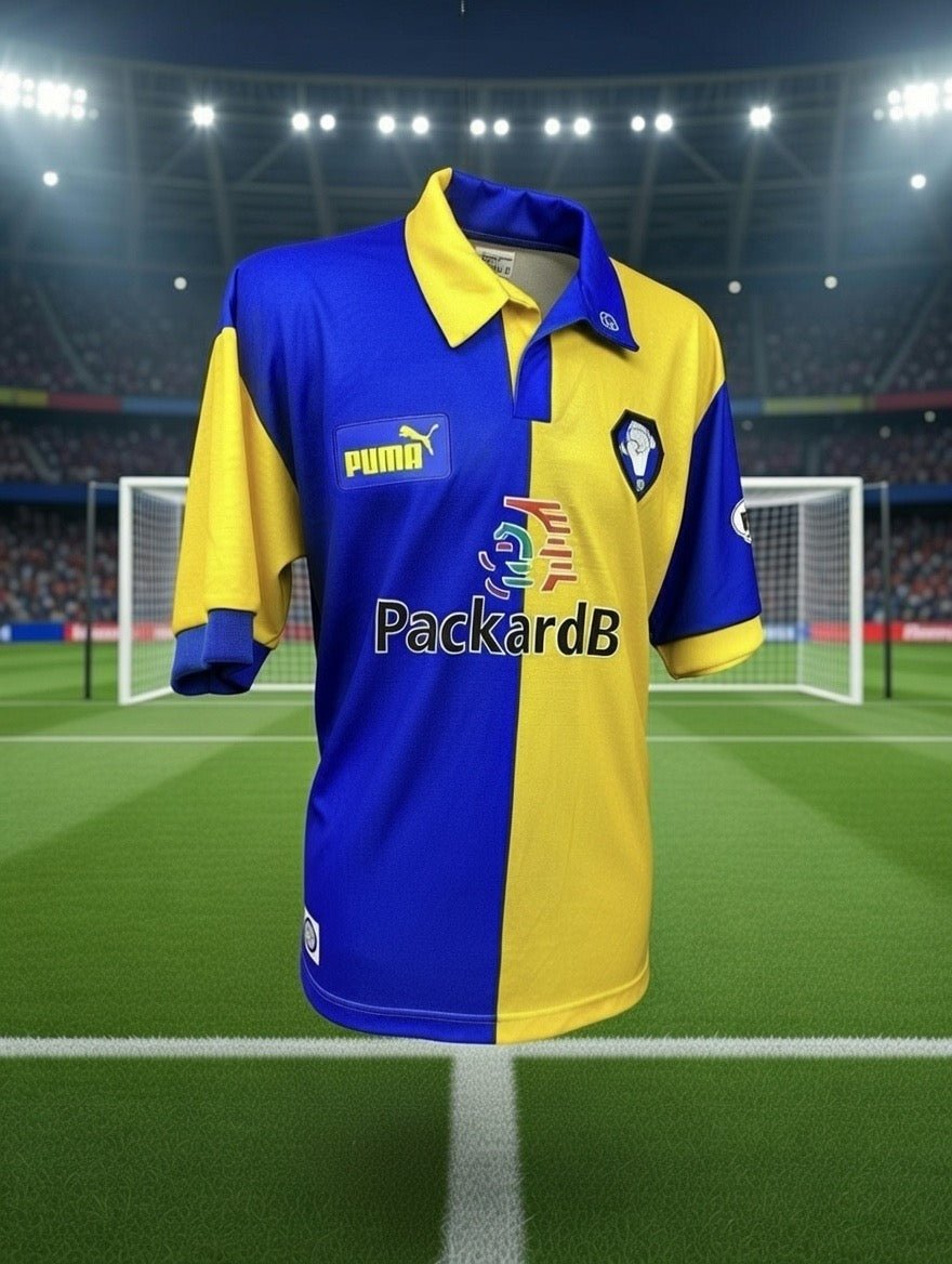 Leeds United 1997/98 Retro Away Kit. - World Cup Retro Soccer Shop