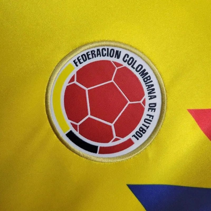 Colombia 🇨🇴 1990 World Cup Home Jersey. - World Cup Retro Soccer Shop