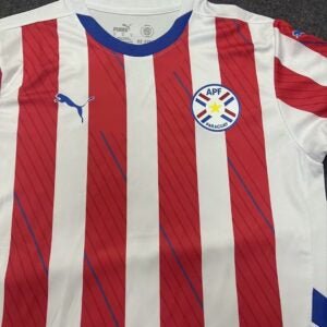 Paraguay 🇵🇾 2023 Home Jersey. - World Cup Retro Soccer Shop